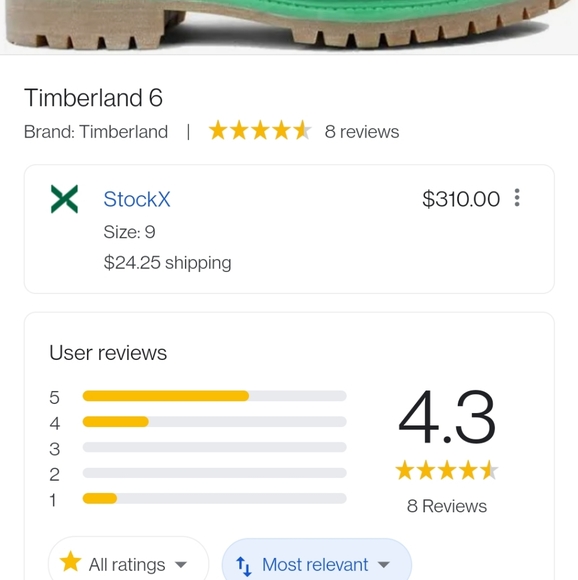 TIMBERLAND BOOTS SIZE US 5 SO WOMAN'S 7-8 OR YOUTH 5 SO TO SAY - Picture 2 of 2